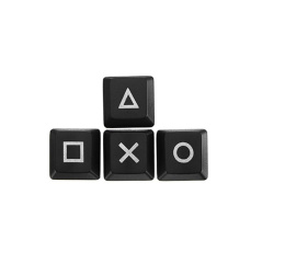 Playstation Style Arrows Black Keycaps