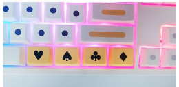 Poker Keycaps 1,25u